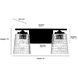 Saben 2 Light 15 inch Matte Black Vanity Light Wall Light